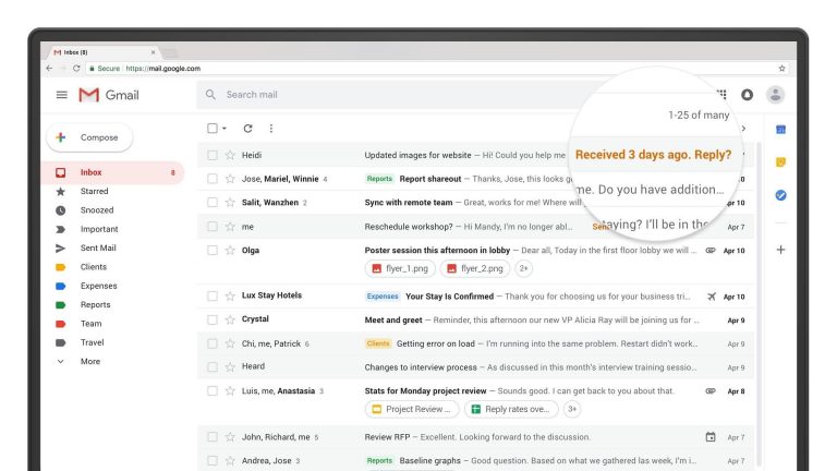 Google unveils new Gmail redesign , looks to lure away customers from Microsoft Google unveils new Gmail redesign , looks to lure away customers from Microsoft