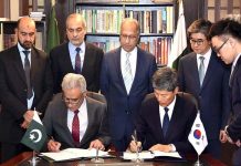 Pakistan, South Korea sign framework arrangement worth $500m