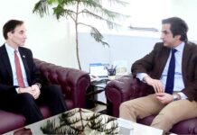 Khusro Bakhtiar, US Ambassador discuss food security
