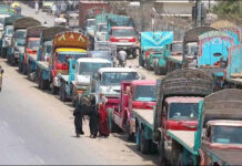 Sindh transporters’ strike enters second day