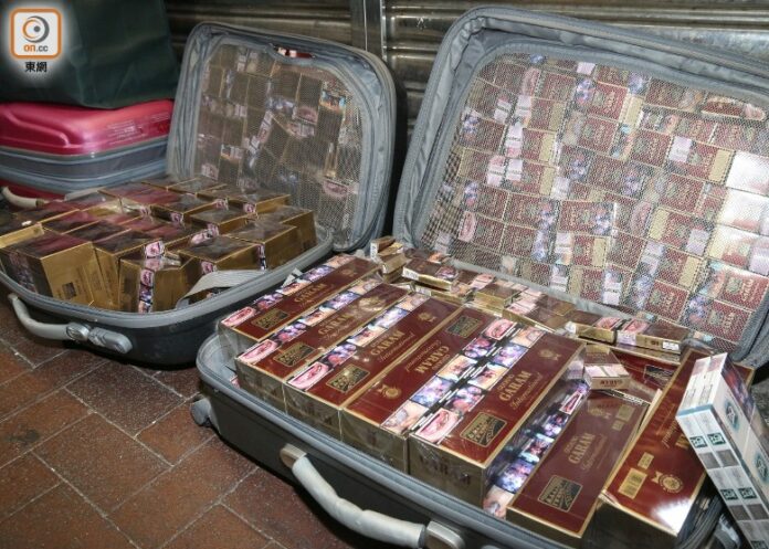 Smuggled cigarettes