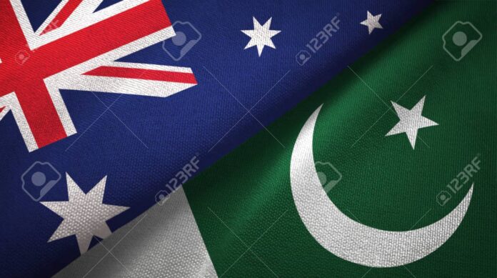 Australia-Pakistan flags