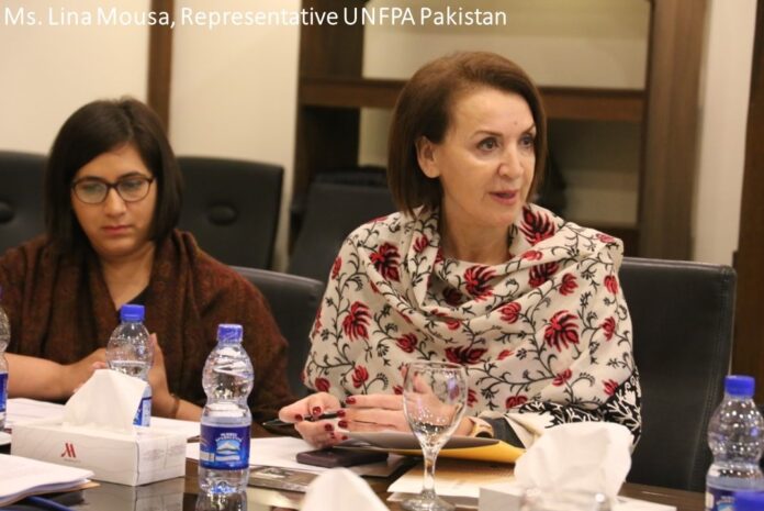 United Nations Population Fund (UNFPA)’s Country Representative Lina Mousa