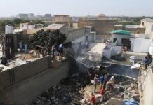 PIA flight with 99 on board crashes in Karachi