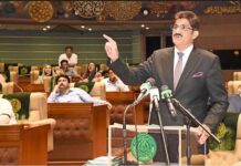 CM Murad unveils Sindh budget with an outlay of Rs1.24tr