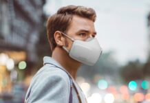 Battery-powered face mask seeks to fight Covid and foggy glasses