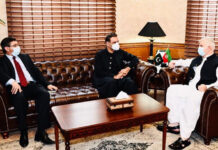 Mahmood, Bajwa discuss CPEC projects in KP