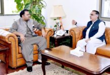 Fawad offers support for electric buses in Karachi