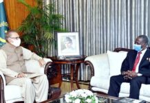 President Alvi for enhanced Pak-Nigerian trade, defence ties