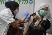 Amnesty calls on Israel to give Palestinians virus vaccine