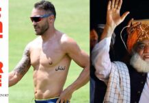 Shirtless Faf pledges allegiance to Maulana Fazlur Rehman