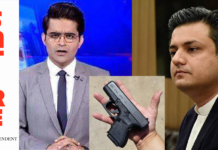 Put me out of my misery once and for all, says Hammad to Shahzeb while handing him Glock